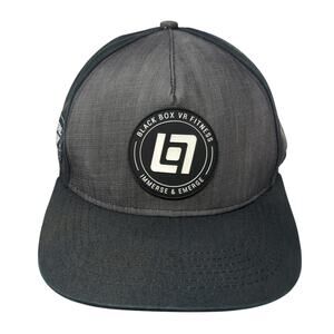 Black Box VR Fitness Snapback Cap Black One Size Adjustable Embroidered